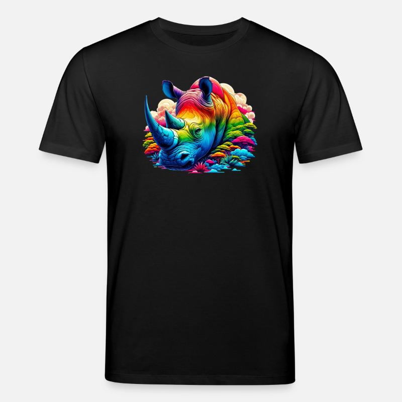 Nashorn - Stanley/Stella Unisex Bio-T-Shirt CREATOR  - Schwarz