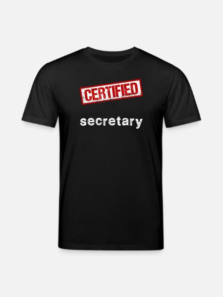 Secretary - Stanley/Stella CREATOR Unisex Organic T-Shirt - black