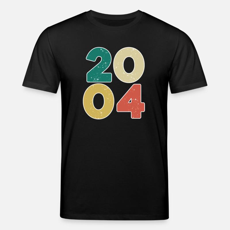 2004 - Year 2004 - Year 2004 - Stanley/Stella CREATOR Unisex Organic T-Shirt - black