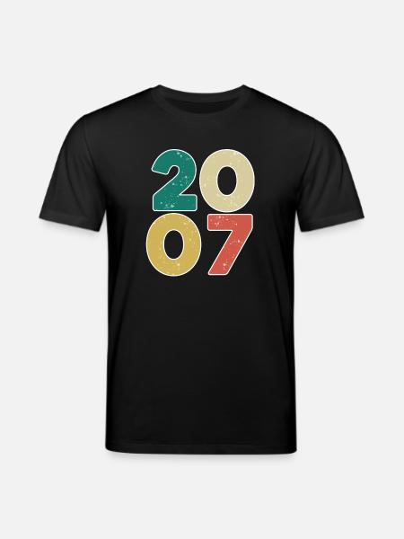 2007 - Year 2007 - Year 2007 - Stanley/Stella CREATOR Unisex Organic T-Shirt - black