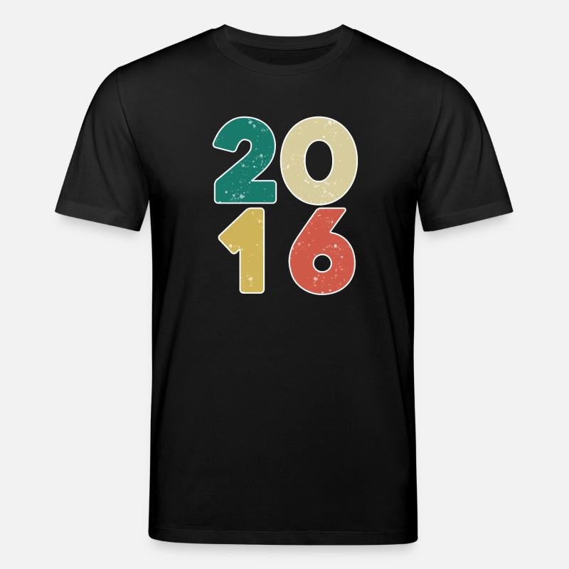 2016 - Year 2016 - Year 2016 - Stanley/Stella CREATOR Unisex Organic T-Shirt - black