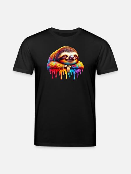 Sloth - Stanley/Stella CREATOR Unisex Organic T-Shirt - black
