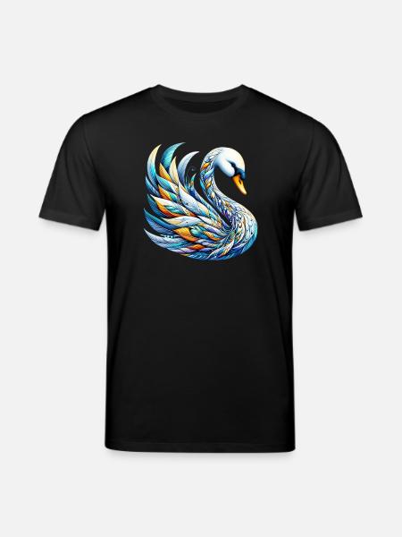Swan - Stanley/Stella CREATOR Unisex Organic T-Shirt - black