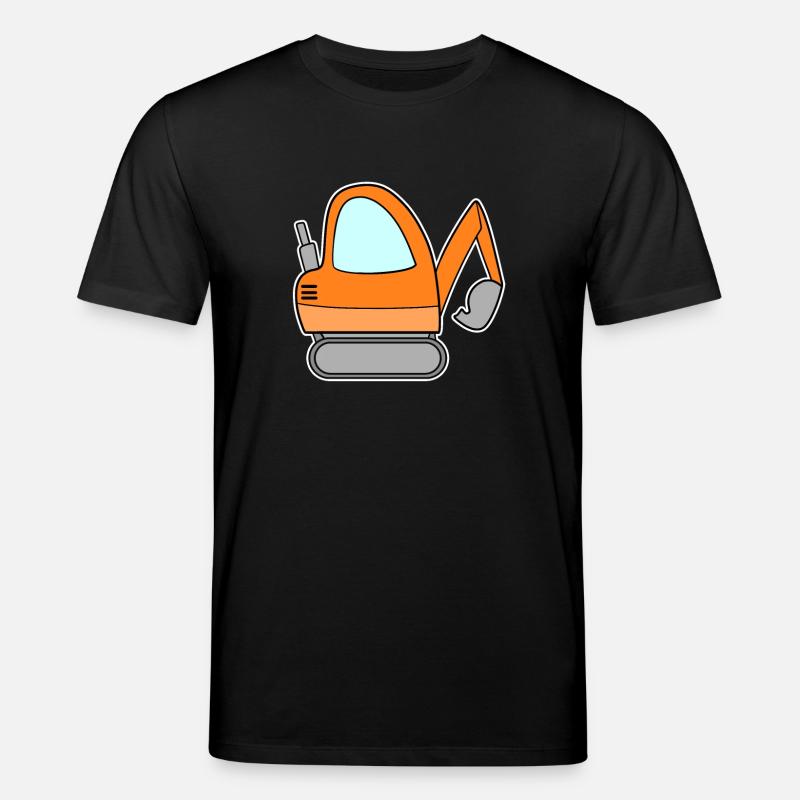 Bagger Baustelle Baggerfahrer - Stanley/Stella Unisex Bio-T-Shirt CREATOR  - Schwarz