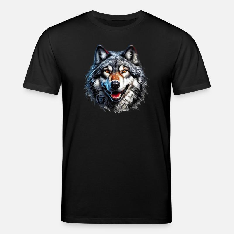 Wolf - Stanley/Stella Unisex Bio-T-Shirt CREATOR  - Schwarz
