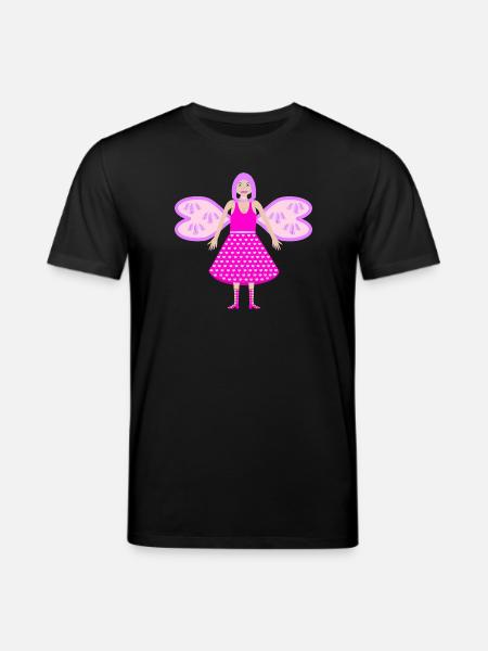 Fantasy Flower Fairy Foxglove Digitalia - Stanley/Stella CREATOR økologisk unisex T-skjorte - svart