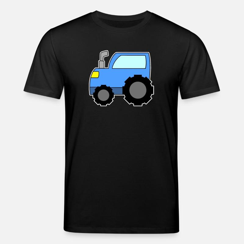 Traktor Blau - Stanley/Stella Unisex Bio-T-Shirt CREATOR  - Schwarz