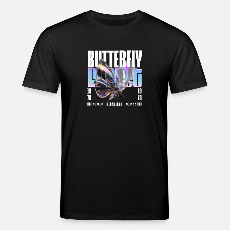 Holo effet papillon - T-shirt bio CREATOR Stanley/Stella Unisexe - noir