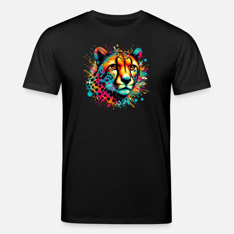 Gepard - Stanley/Stella Unisex Bio-T-Shirt CREATOR  - Schwarz