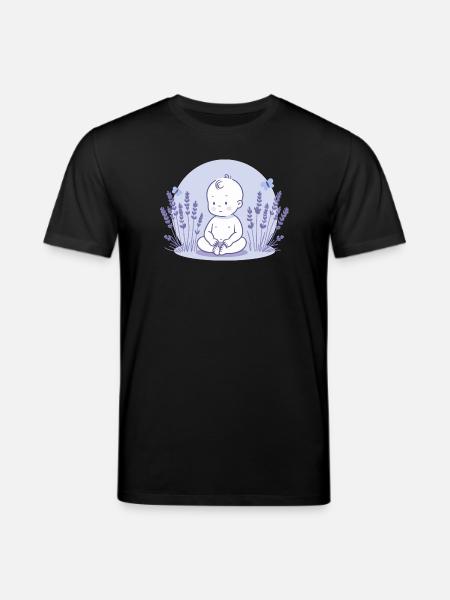 Bébé en lavande - T-shirt bio CREATOR Stanley/Stella Unisexe - noir