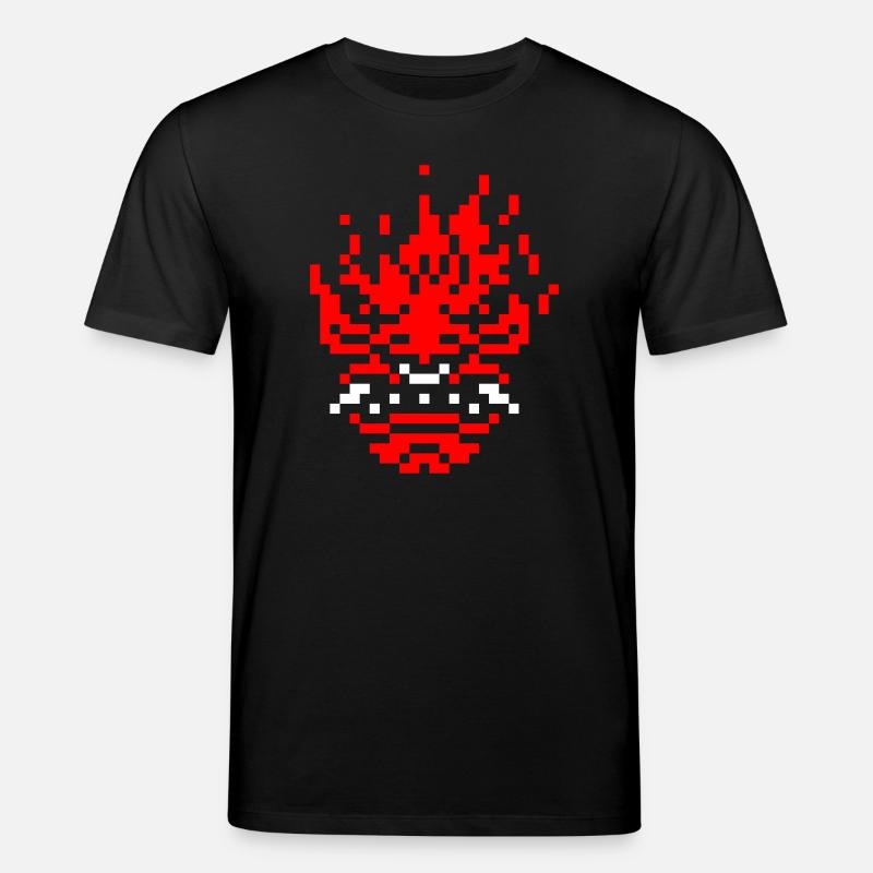 Oni pixel 8 bits - T-shirt bio CREATOR Stanley/Stella Unisexe - noir