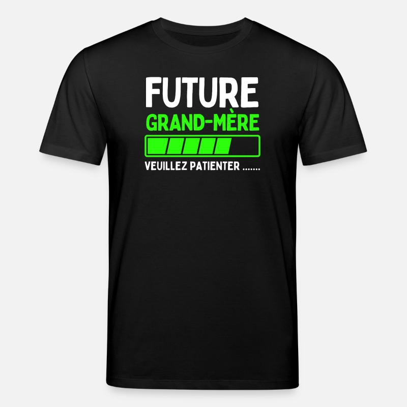 Werdende Großmutter - Stanley/Stella Unisex Bio-T-Shirt CREATOR  - Schwarz