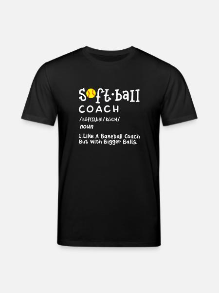 Softball Trainer - Stanley/Stella Unisex Bio-T-Shirt CREATOR  - Schwarz