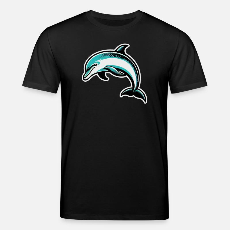 Delfin - Stanley/Stella Unisex Bio-T-Shirt CREATOR  - Schwarz