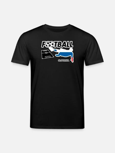 Fußball Fieber Slovenien - Stanley/Stella Unisex Bio-T-Shirt CREATOR - Schwarz