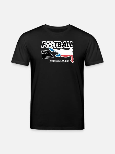 Fußball Fieber Tschechien - Stanley/Stella Unisex Bio-T-Shirt CREATOR  - Schwarz