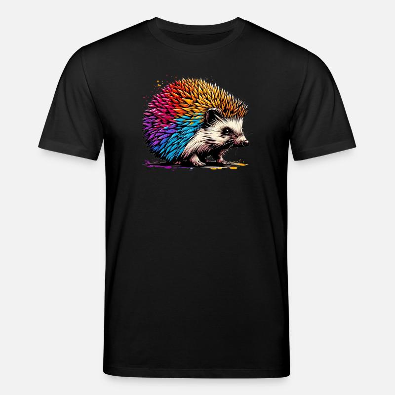 Hérisson - T-shirt bio CREATOR Stanley/Stella Unisexe - noir
