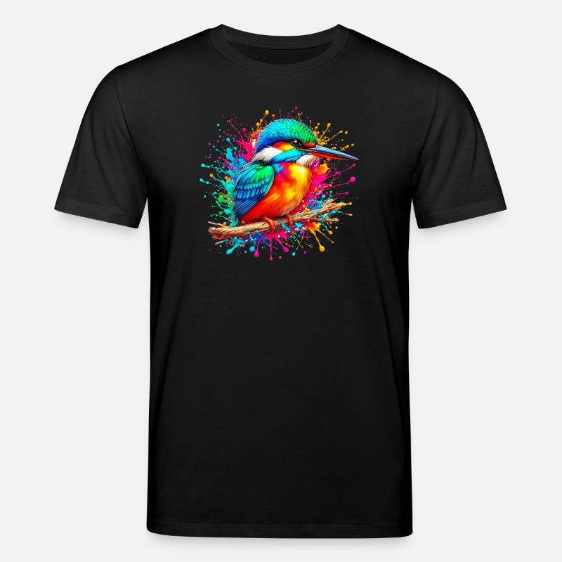 Martin-pêcheur - T-shirt bio CREATOR Stanley/Stella Unisexe - noir