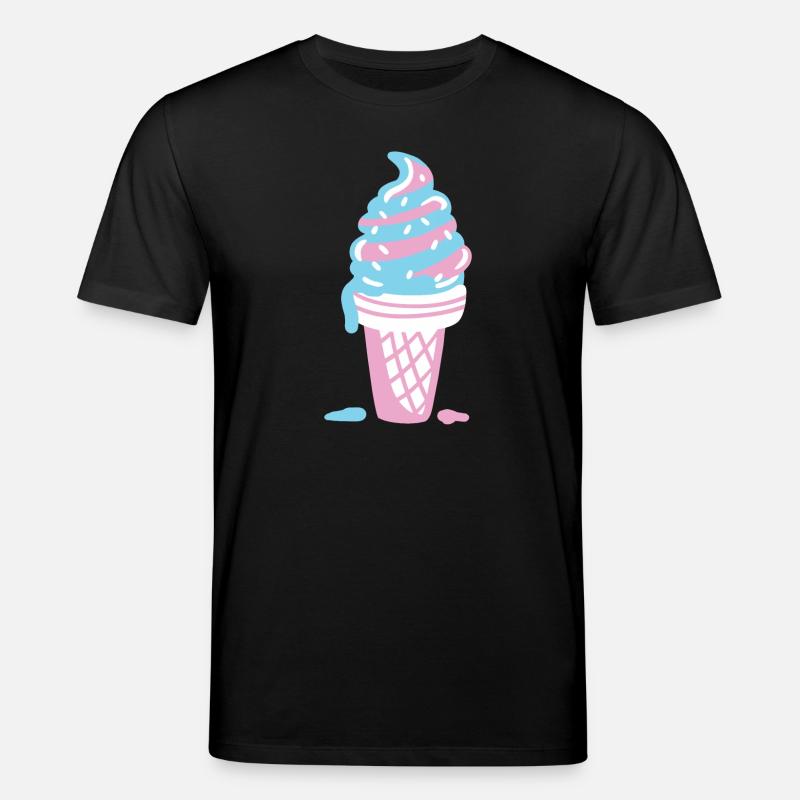 Eis Eiscreme - Stanley/Stella Unisex Bio-T-Shirt CREATOR  - Schwarz