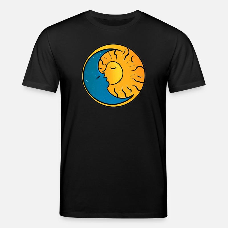 Soleil et Lune - T-shirt bio CREATOR Stanley/Stella Unisexe - noir