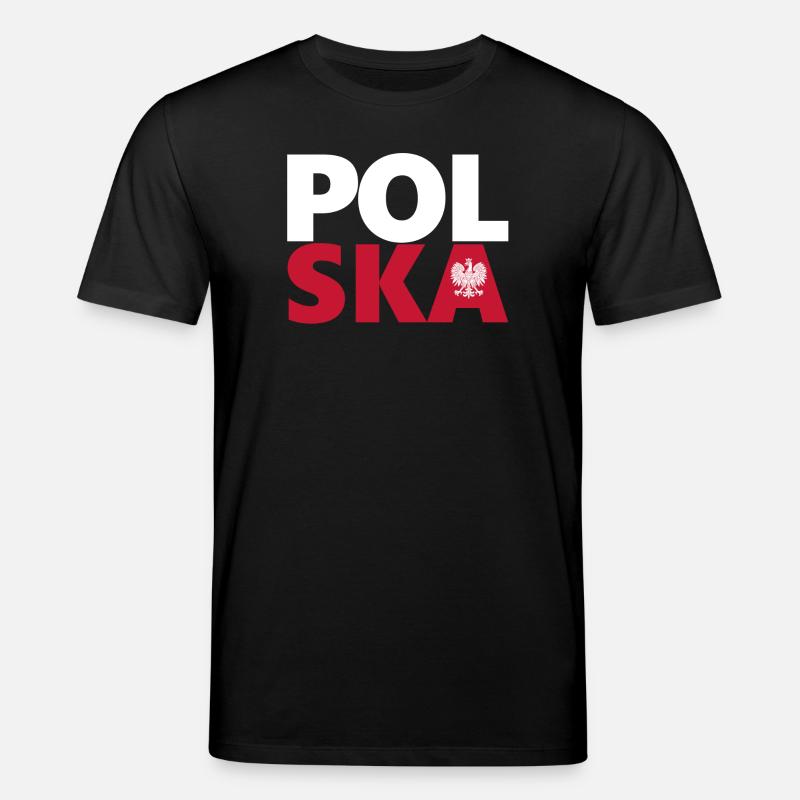 Pologne - T-shirt bio CREATOR Stanley/Stella Unisexe - noir