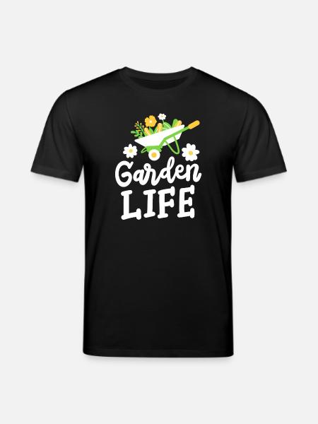 Garten Gartenarbeit - Stanley/Stella Unisex Bio-T-Shirt CREATOR  - Schwarz