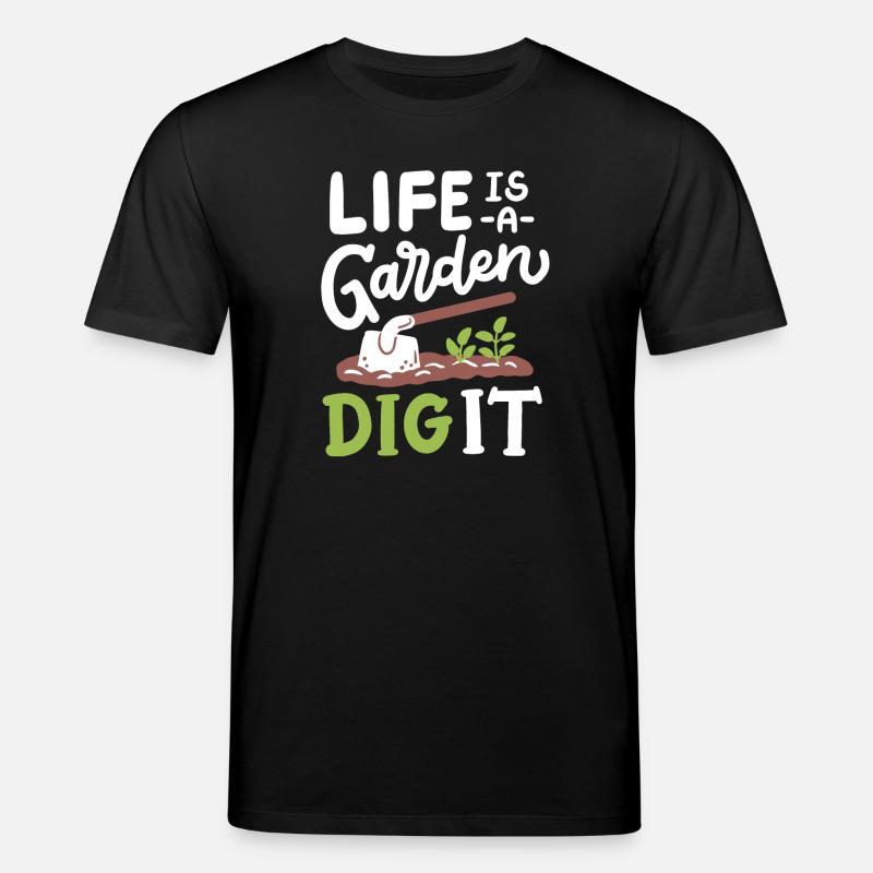 Garten Gartenarbeit - Stanley/Stella Unisex Bio-T-Shirt CREATOR  - Schwarz