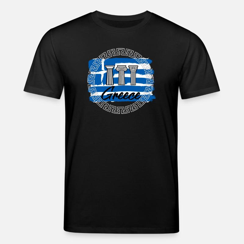 Grèce - T-shirt bio CREATOR Stanley/Stella Unisexe - noir