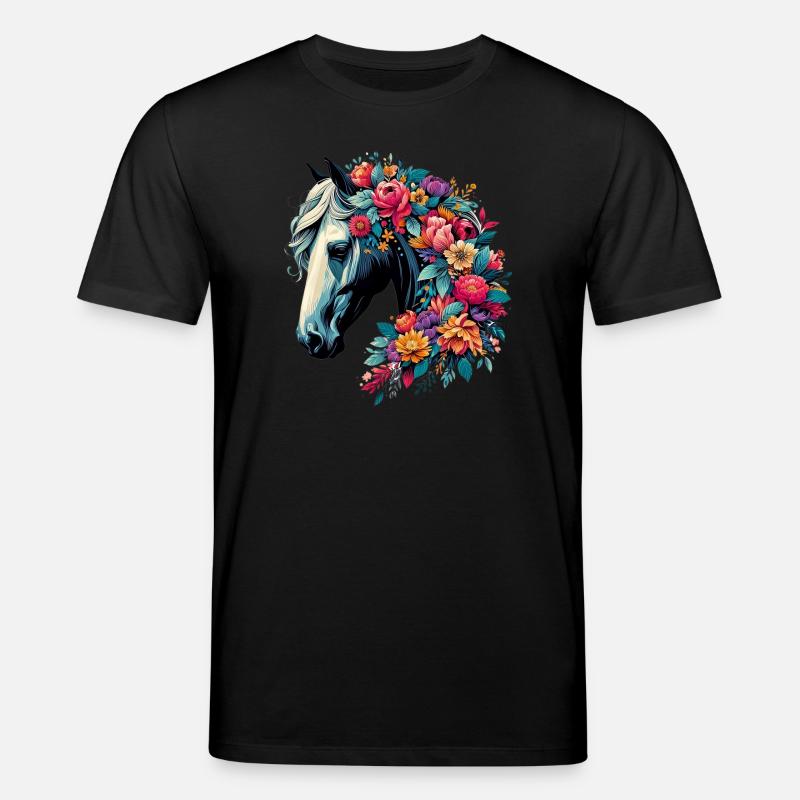 Cheval - T-shirt bio CREATOR Stanley/Stella Unisexe - noir