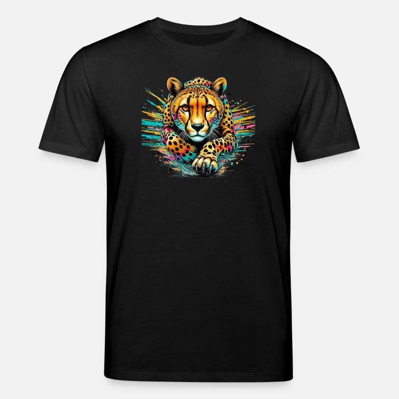 Guépard - T-shirt bio CREATOR Stanley/Stella Unisexe - noir