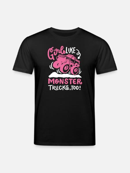Monstertruck für Mädchen - Stanley/Stella Unisex Bio-T-Shirt CREATOR - Schwarz