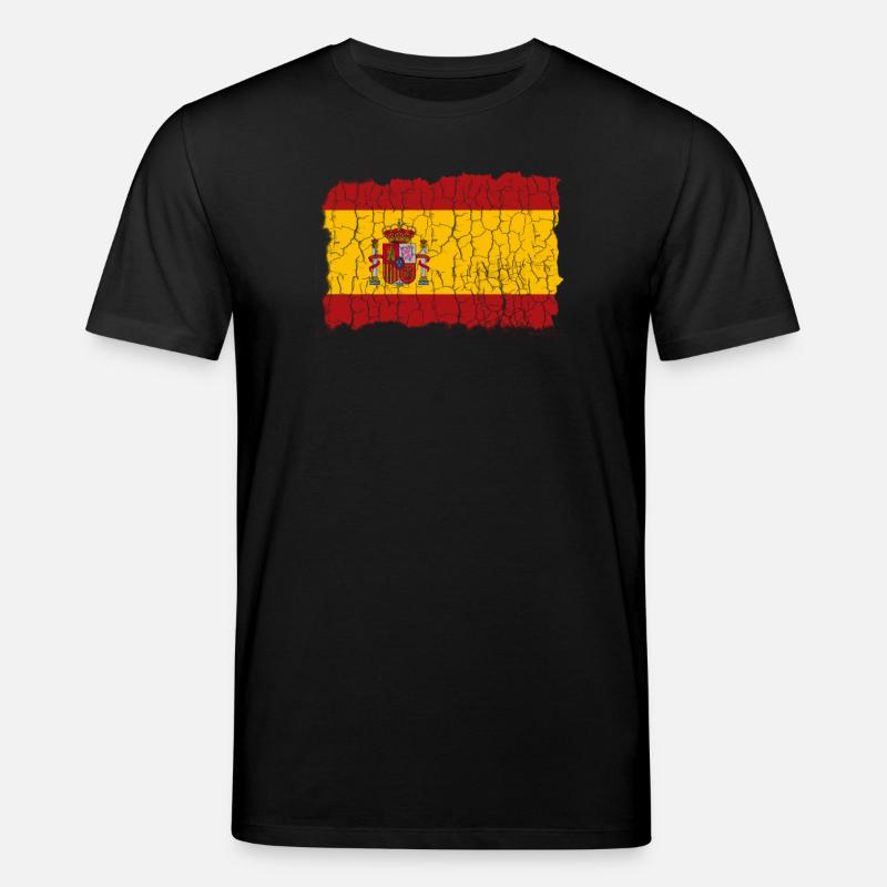 Spanien Flagge Espania - Stanley/Stella Unisex Bio-T-Shirt CREATOR - Schwarz