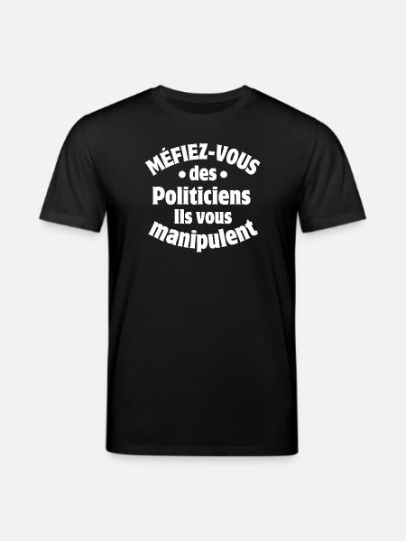 Politik, Politiker, Politiker - Stanley/Stella Unisex Bio-T-Shirt CREATOR  - Schwarz