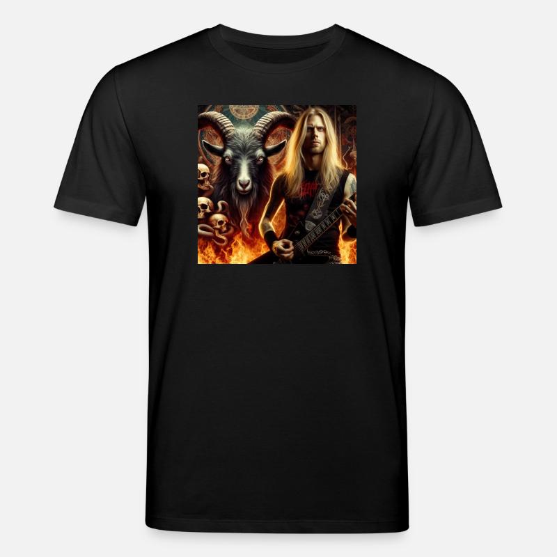 Infernal-Gitarrist - Stanley/Stella Unisex Bio-T-Shirt CREATOR  - Schwarz