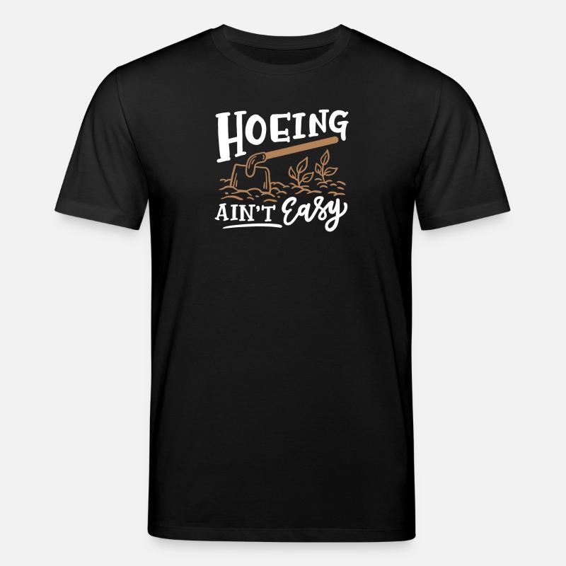 Hacken Gartenarbeit - Stanley/Stella Unisex Bio-T-Shirt CREATOR  - Schwarz
