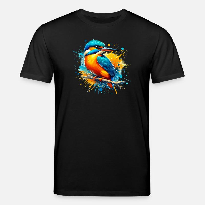 Martin-pêcheur - T-shirt bio CREATOR Stanley/Stella Unisexe - noir