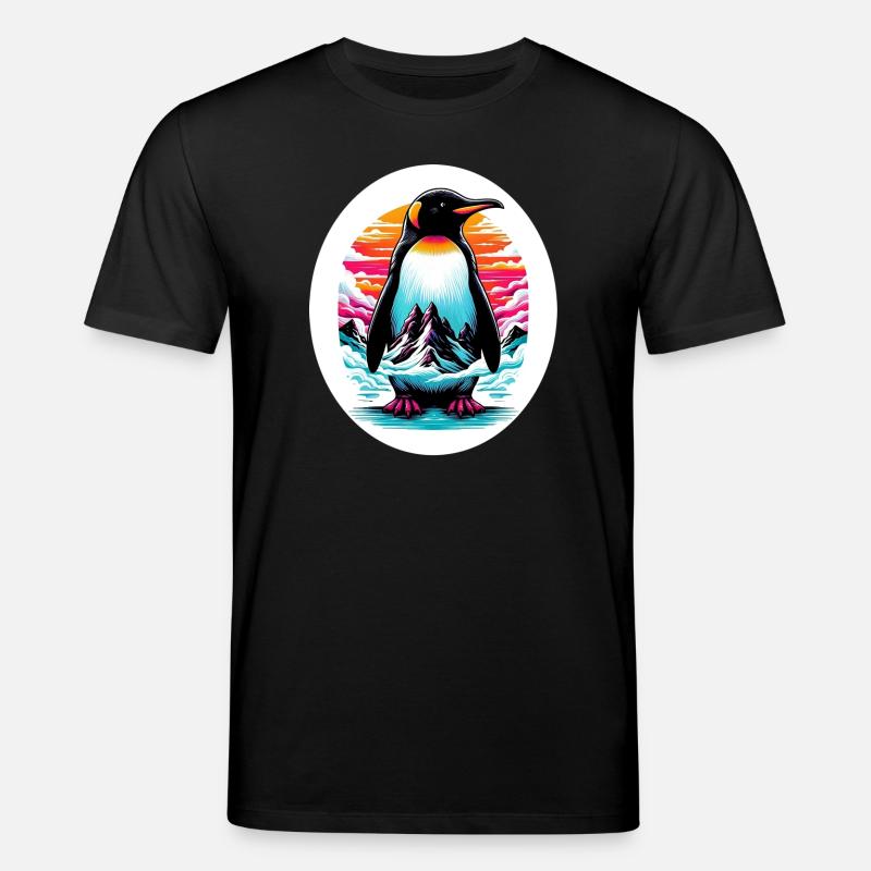 Pinguin - Stanley/Stella Unisex Bio-T-Shirt CREATOR - Schwarz