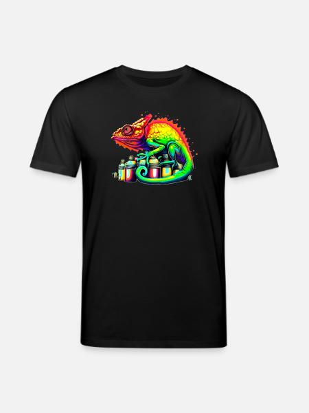 Chameleon - Stanley/Stella CREATOR Unisex Organic T-Shirt - black