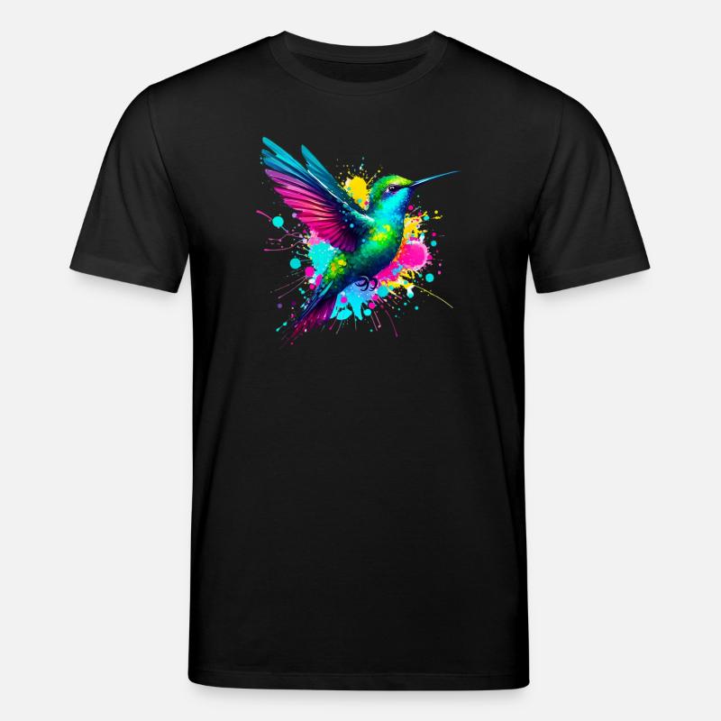 Kolibri - Stanley/Stella Unisex Bio-T-Shirt CREATOR  - Schwarz