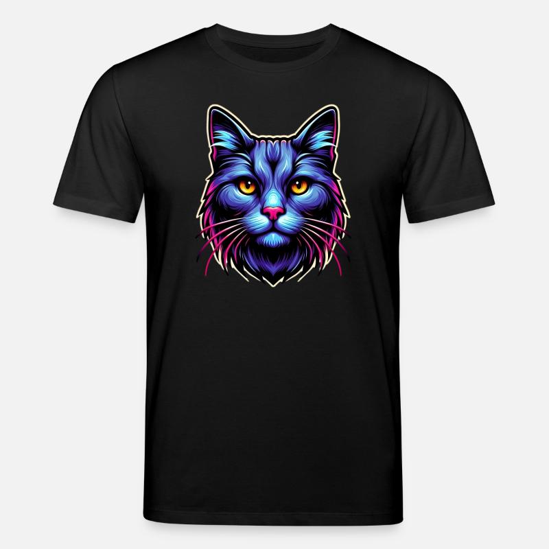 Katze - Stanley/Stella Unisex Bio-T-Shirt CREATOR - Schwarz