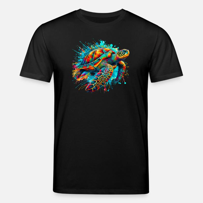 Tortue - T-shirt bio CREATOR Stanley/Stella Unisexe - noir