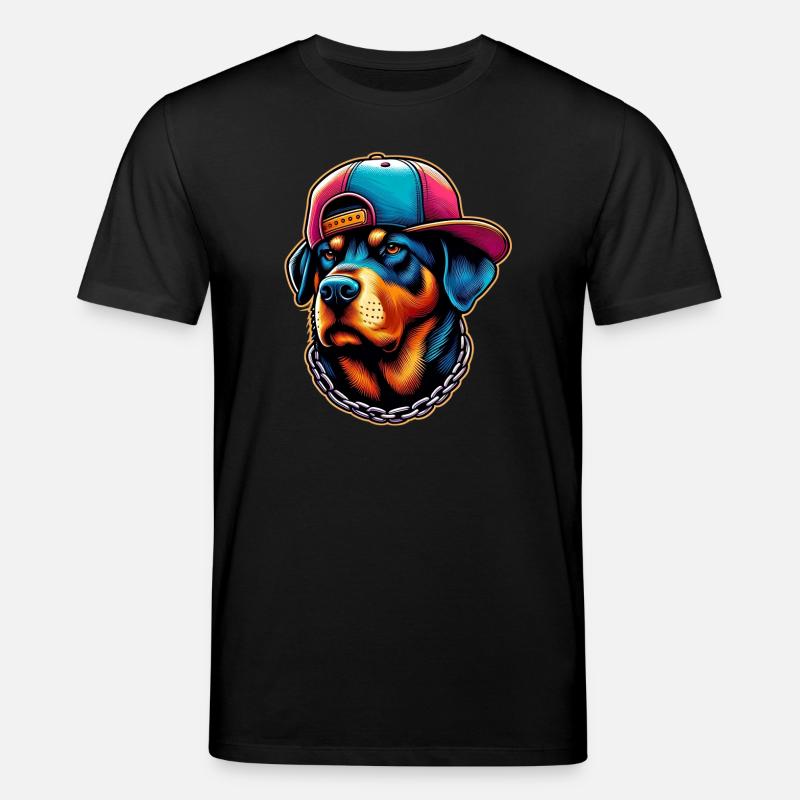 Hund - Stanley/Stella Unisex Bio-T-Shirt CREATOR  - Schwarz