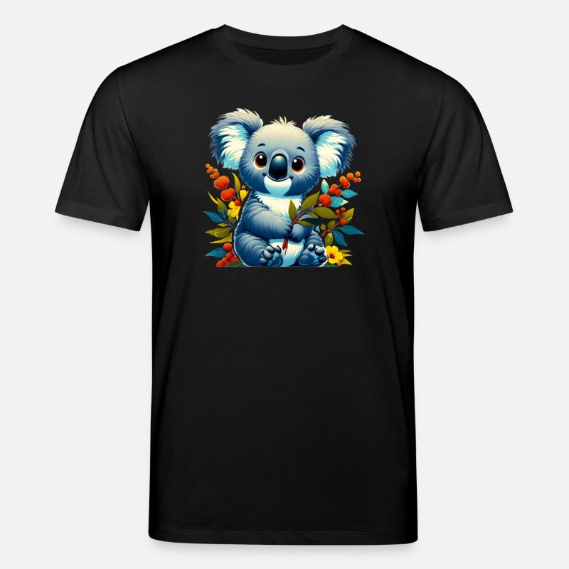 Koala - Stanley/Stella Unisex Bio-T-Shirt CREATOR  - Schwarz
