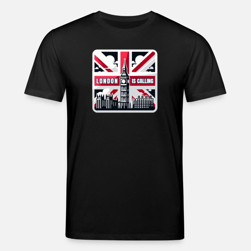 Londres vous appelle - T-shirt bio CREATOR Stanley/Stella Unisexe - noir