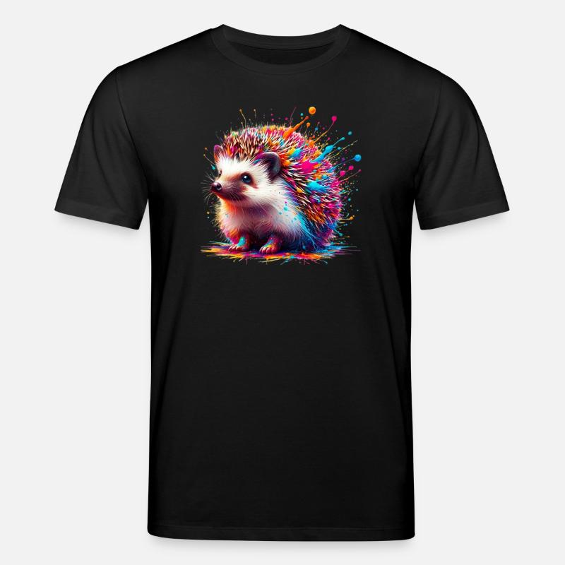 Hérisson - T-shirt bio CREATOR Stanley/Stella Unisexe - noir