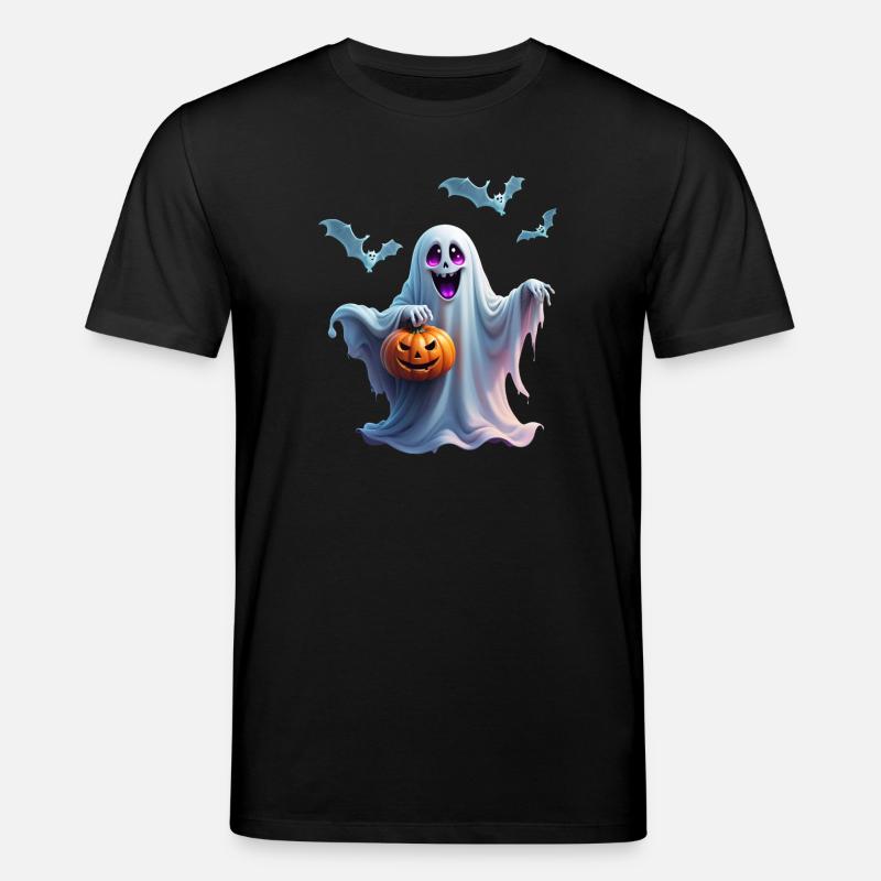 Le charmant design d’Halloween transmet. - T-shirt bio CREATOR Stanley/Stella Unisexe - noir