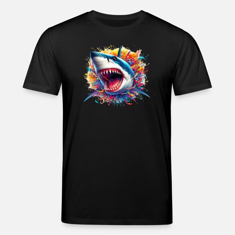 Requin - T-shirt bio CREATOR Stanley/Stella Unisexe - noir