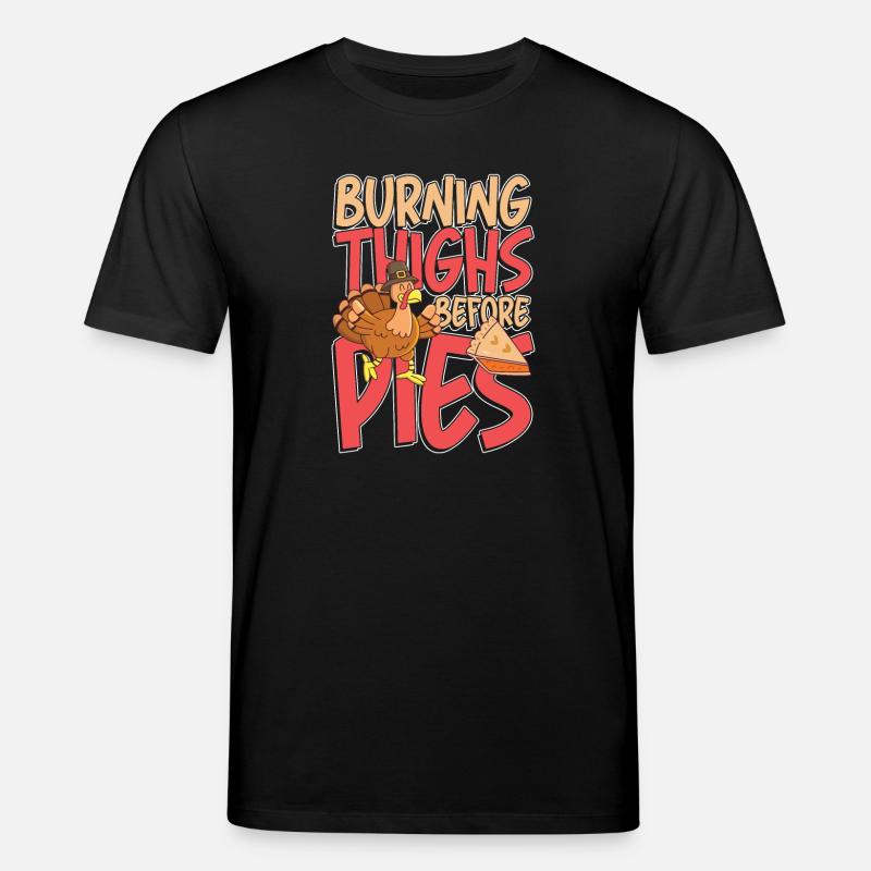Burning thighs before pies - Stanley/Stella Unisex Bio-T-Shirt CREATOR - Schwarz