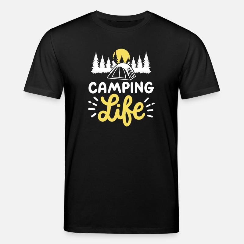 Camping Camper - Stanley/Stella Unisex Bio-T-Shirt CREATOR  - Schwarz