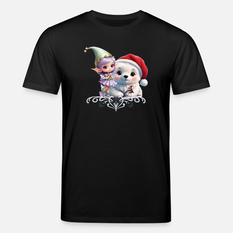 Freunde in einer Fantasiewelt - Stanley/Stella Unisex Bio-T-Shirt CREATOR  - Schwarz